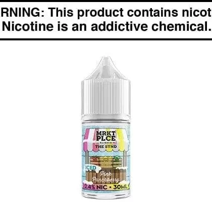 ICED PINK PUNCH BERRY BY MRKT PLCE SALTS 30ML - Vape Product, Vape Product