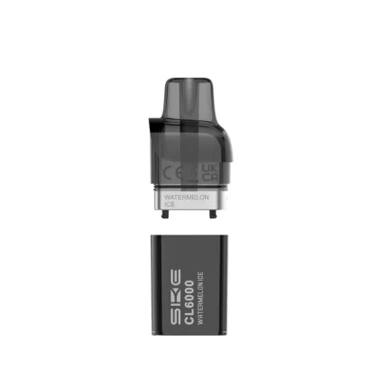 SKE Crystal CL6000 Watermelon Ice Prefilled Vape Pod – 20mg