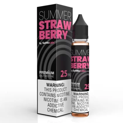 VGOD SaltNic Summer Strawberry E-Liquid 30ml (25,50) mg - Vapebazaar Pk