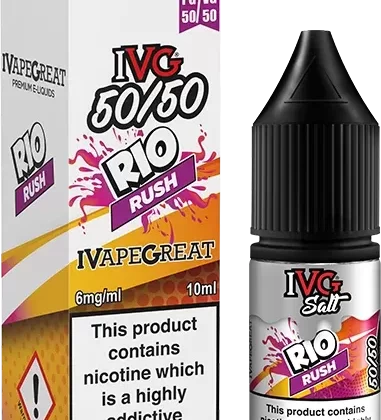 Rio Rush Nic Salt E-Liquid by IVG Salts – 10ml