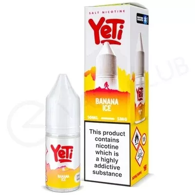 Banana Ice Nic Salt E-Liquid by Yeti Summit Series