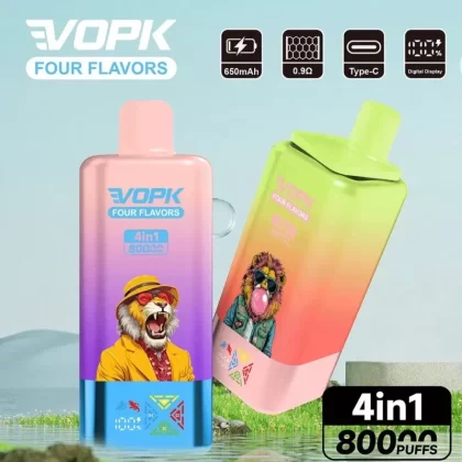 Vopk Four options 80K Puffs | 4-in-1 adjustable option bulk disposable vape - Aiviouvapes