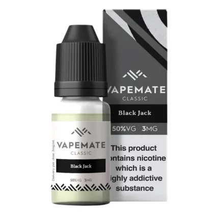 Black Jack E-Liquid by Vapemate (10ml) - 18mg