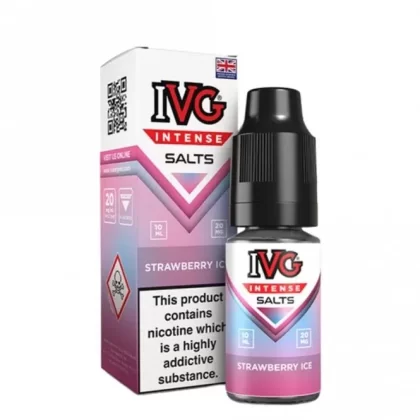 IVG Strawberry Ice Nic Salts E Liquid (10ml)