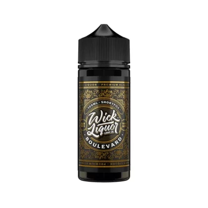 Wick Liquor 100ml E-Liquid Shortfill Boulevard - Nicotine Strength#0mg
