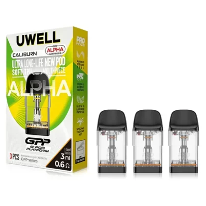 Uwell GPP Alpha Replacement Pod Cartridge (4pcs/pack) - 0.9ohm XL