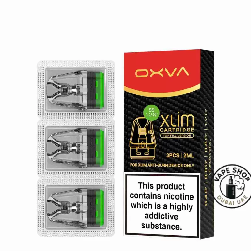 OXVA Xlim SS Pods 2ml Top Fill In UAE - Vape Product, Vape Product - Image 2