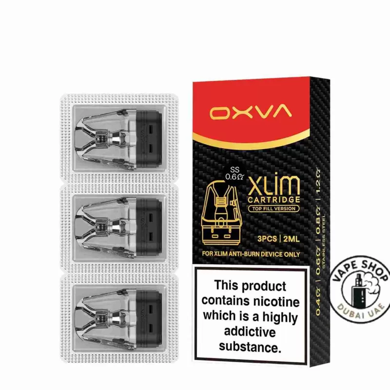 OXVA Xlim SS Pods 2ml Top Fill In UAE - Vape Product, Vape Product - Image 3