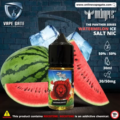 Watermelon Ice - The Panther Series Ice 30ml Saltnic by Dr. Vapes - 30 mg / 30 ml