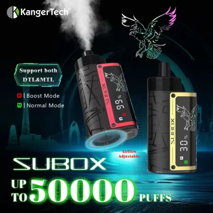 KangerTech SUBOX 50K Disposable KIT - 50,000 Puff - Peach Mango Watermelon