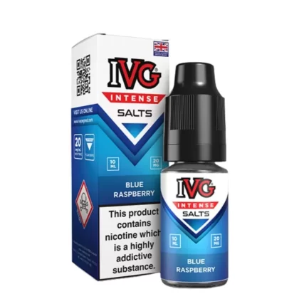 Blue Raspberry Nic Salts E-Liquid Intense Salts Series by IVG (10ml) - 20mg