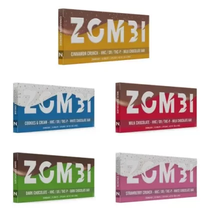 Zombi HHC D9 THC-P Chocolate Bar – 200MG