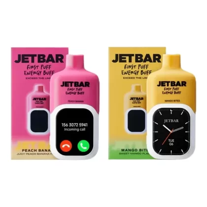 Original JETBAR Smart Touchscreen Pod Vape with Bluetooth APP • TFT Display • Replaceable Pods • 13,000 Puffs • Multiple Flavors – Worldwide