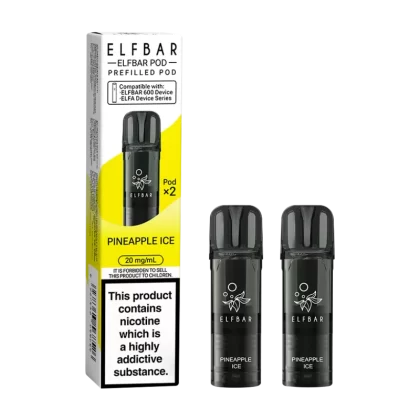 Pineapple Ice Elfbar 600 Pods - Ecigwizard