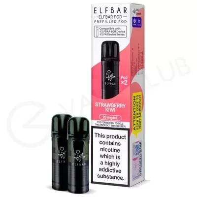 Strawberry Kiwi Elf Bar 600 Prefilled Pods - Ecigpremium
