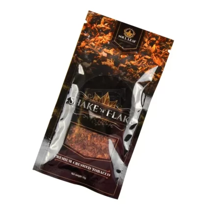 Soul Leaf Shake n Flake Premium Crushed Tobacco, 10g pouch
