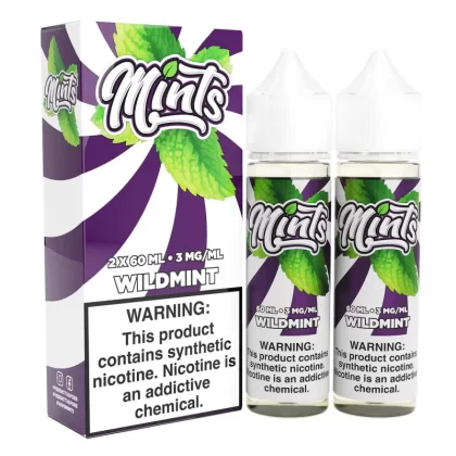 MINTS Vape Co E-Liquid 60ml 2pk - Wild Mint / 3mg