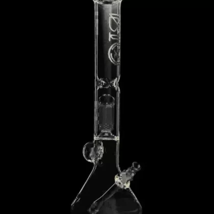 Bio Hazard Beaker Base Ice Bong with 8-Arm Tree Percolator - choose color#Black>Blue>Green>Red>White