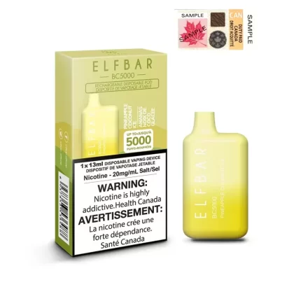ELF BAR 5000 – PINEAPPLE COCONUT ICE