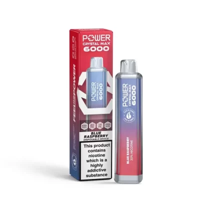 Power Crystal Max 6000 Blue Raspberry