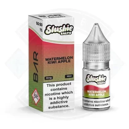 Bar By Slushie Watermelon Kiwi Apple 10ml - Strength#10mg