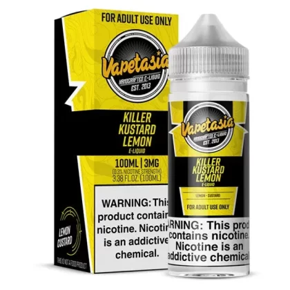 Vapetasia Killer Kustard Lemon - Nicotine Level#0mg>3mg>6mg