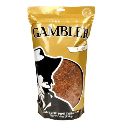 Gambler Gold Pipe Tobacco Bag