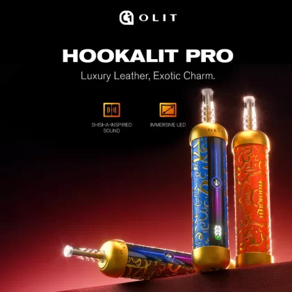 OLIT HookaLit Pro 60K Puff Disposable E-Hookah - 60,000 Puffs - Blackcurrant Ice
