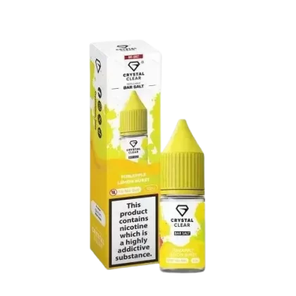 Pineapple Lemon Burst Nic Salt by Crystal Clear Bar Salts