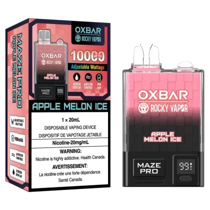 Rocky Vapor OXBAR Maze Pro Disposable – Apple Melon Ice