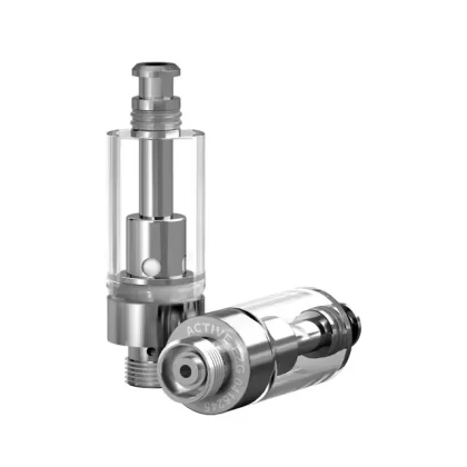 ACTIVE | EZ Click™ Glass GoodCarts Vaporizer Cartridge with 2mm Aperture | 0.5mL – EZ Click – 100 Count