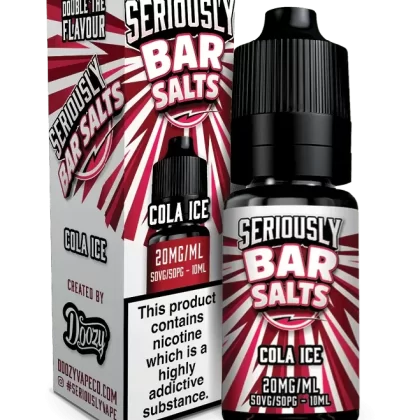 DOOZY SERIOUSLY BAR SALTS COLA ICE 10ML NIC SALT E-LIQUID