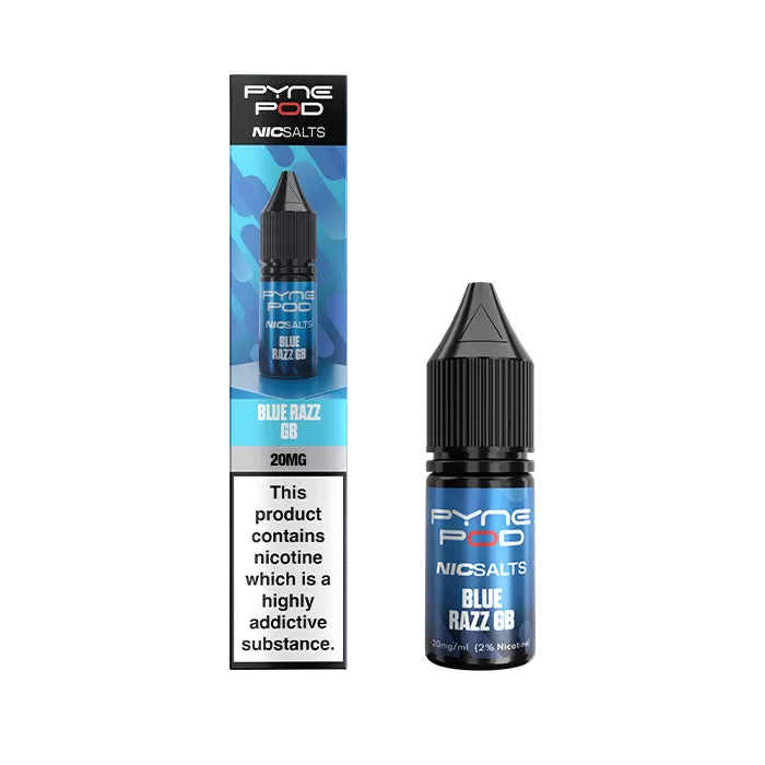 Blue Razz GB Nic Salt E-Liquid by Pyne Pod - 20 mg - High Strength