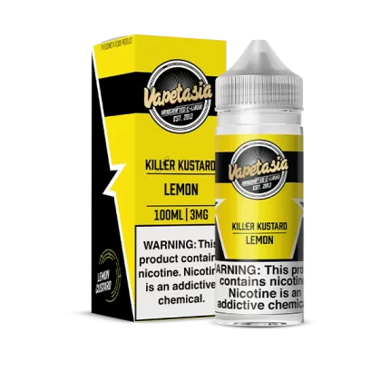 Vapetasia Killer Kustard Lemon eJuice - 100mL 6mg, 100mL 3mg