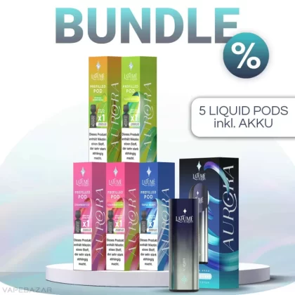 La Fume Aurora Pod Bundle – 5 Pods inkl. 1 Podsystem - Vapebazar