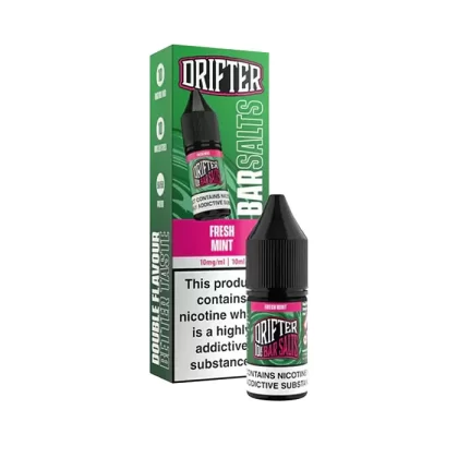 Fresh Mint Nic Salt E-Liquid by Drifter Bar - 10 mg - Medium Strength
