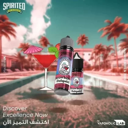 SPIRITED BAR JUICE SALTNIC 50MG 30ML - FLAVORS#IRISH CREAM>KIWI COLADA>STRAWBERRY DAIQUIRI>PINEAPPLE & RUM>WOODYBERRY MOJITO>ORIGINAL MIJITO