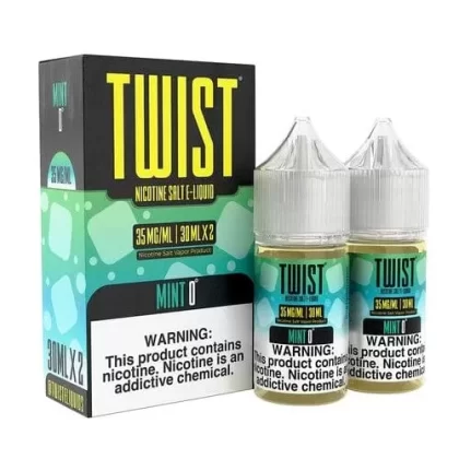 Mint 0° 2x 30ml (60ml) Nic Salt Vape Juice – Twist E-Liquid - Eightvape