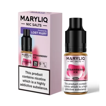 MaryLiq Strawberry ice Nic Salts 10ml