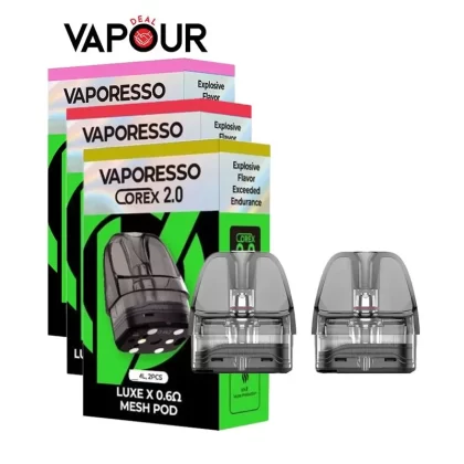 Vaporesso Luxe X Replacement Pods - 0.3ohm DTL Mesh