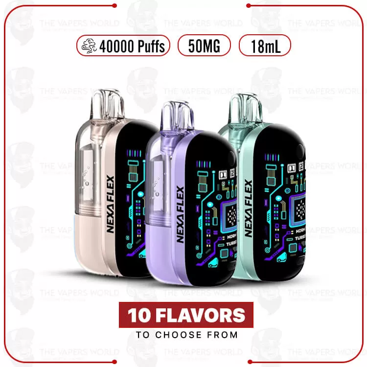 Nexa Flex Crystal Kit 40K Puffs Disposable - Thevapersworld