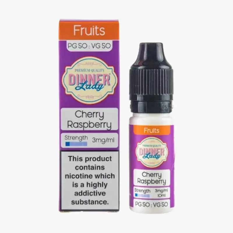 Cherry Raspberry 50/50 E-Liquid by Dinner Lady - 6mg