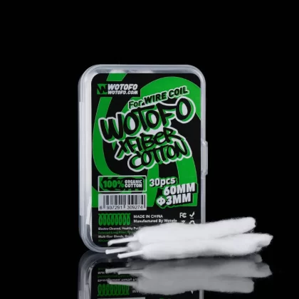 Wotofo Xfiber Cotton (3mm Thick) - 3mm-30pcs (4E4857)