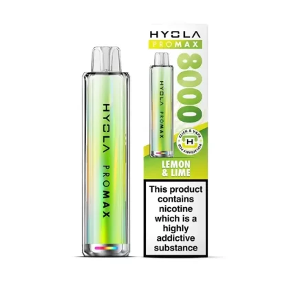 Hyola Pro Max 8000 Prefilled Pod Kit Lemon Blue Lime - Nicotine Strength#20mg