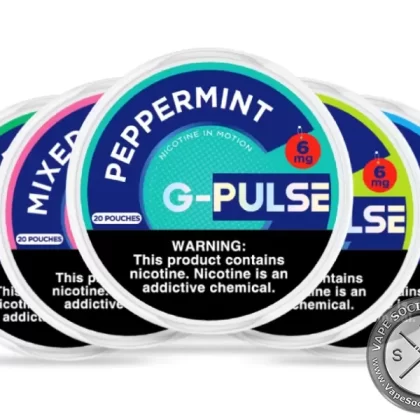 G-Pulse Nicotine Pouches - Citrus 10 MG, Citrus 15 MG