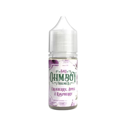 Cranberry Apple and Raspberry Nic Salt E-Liquid by Ohm Boy Volume II - 5MG (Discontinued) - Ecigwizard