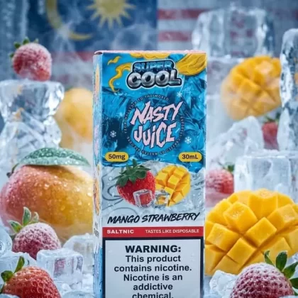 NASTY SUPER COOL MANGO STRAWBERRY SALT ELIQUID