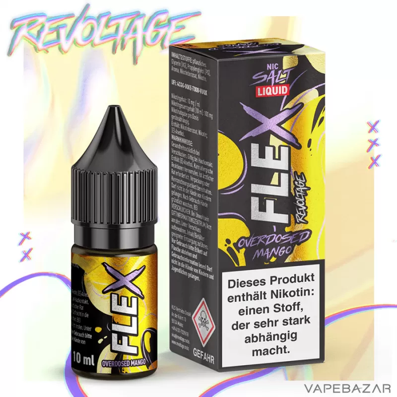 Revoltage Flex – Overdosed Mango - Vapebazar - Image 2
