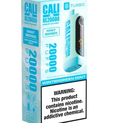 Cali UL20000 Disposable MINT SERIES [20,000 puffs] – Wintergreen Mint