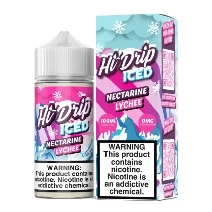 Hi-Drip Iced Nectarine Lychee 100ml Vape Juice - Vape Product, Vape Product